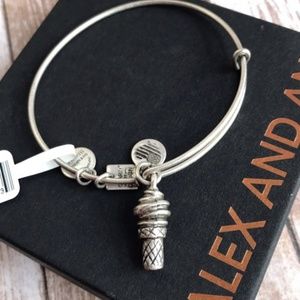 Alex & Ani Jewelry - Alex and Ani Sweet Treats Silver Charm Bangle Alex & Ani Jewelry - Alex and Ani Sweet Treats Silver Charm Bangle